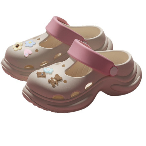 足弓支撐洞洞鞋女款夏季外穿2025新款厚底沙灘防滑防臭包頭涼拖鞋 足弓支撐洞洞鞋女款夏季外穿2025新款厚底沙灘防滑防臭包頭涼拖鞋