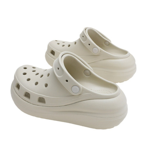 白敬亭同款泡芙洞洞鞋夏季厚底外穿松糕底情侶沙灘男踩屎感涼拖鞋 白敬亭同款泡芙洞洞鞋夏季厚底外穿松糕底情侶沙灘男踩屎感涼拖鞋