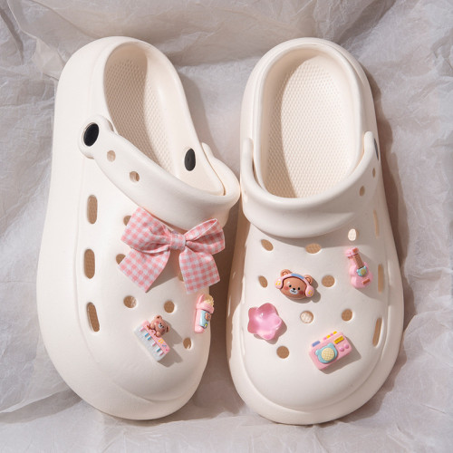 可愛洞洞鞋女夏季新款外穿ins網紅沙灘防滑厚底踩屎感包頭涼拖鞋 可愛洞洞鞋女夏季新款外穿ins網紅沙灘防滑厚底踩屎感包頭涼拖鞋