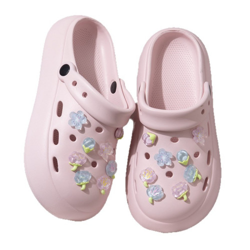 可愛洞洞鞋女夏季新款外穿ins網紅沙灘防滑厚底踩屎感包頭涼拖鞋 可愛洞洞鞋女夏季新款外穿ins網紅沙灘防滑厚底踩屎感包頭涼拖鞋