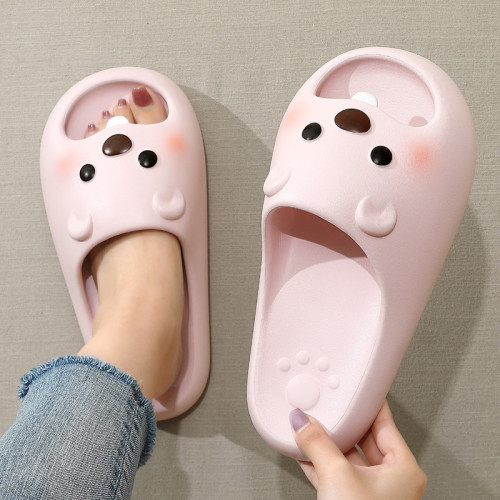 可愛女生拖鞋夏季外穿新款室內家居洗澡一字拖EVA厚底沙灘涼拖鞋 可愛女生拖鞋夏季外穿新款室內家居洗澡一字拖EVA厚底沙灘涼拖鞋