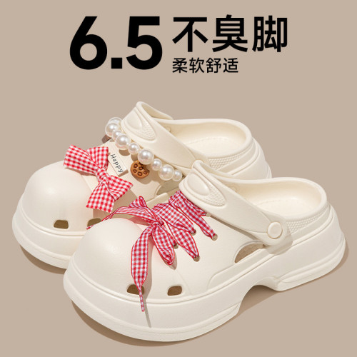 少女風潮流卡通動漫馬蹄洞洞鞋春夏季新款時尚百搭厚底舒適涼拖鞋 少女風潮流卡通動漫馬蹄洞洞鞋春夏季新款時尚百搭厚底舒適涼拖鞋
