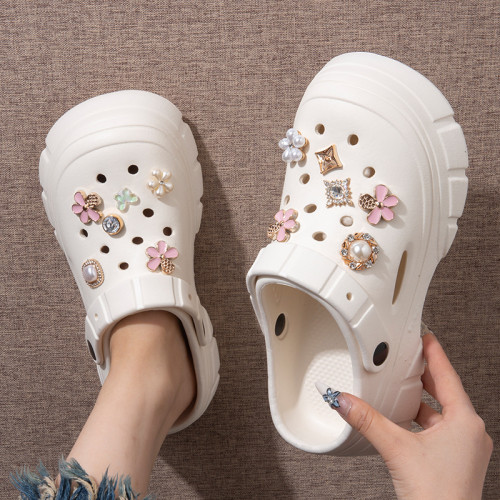 厚底洞洞鞋女款夏季外穿網紅絕美海邊沙灘防滑包頭增高涼拖鞋女夏 厚底洞洞鞋女款夏季外穿網紅絕美海邊沙灘防滑包頭增高涼拖鞋女夏