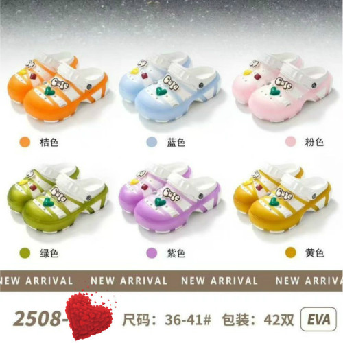 2025新款果凍殼洞洞鞋女爆款戶外厚底增高軟底防滑涼拖鞋網紅 2025新款果凍殼洞洞鞋女爆款戶外厚底增高軟底防滑涼拖鞋網紅