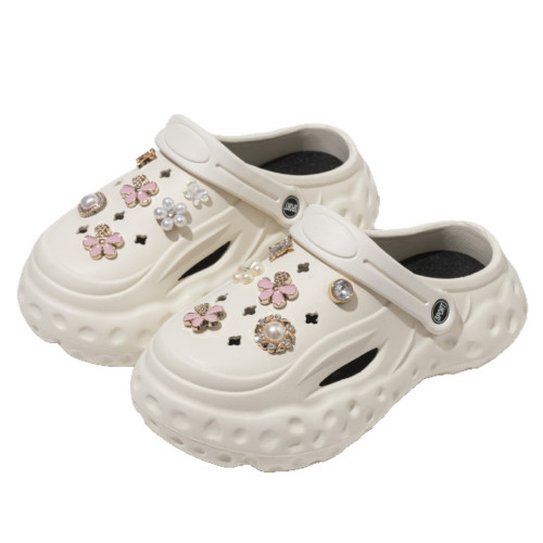 厚底洞洞鞋女款夏季外穿網紅沙灘防滑戶外兩穿涼鞋防臭包頭拖鞋男 厚底洞洞鞋女款夏季外穿網紅沙灘防滑戶外兩穿涼鞋防臭包頭拖鞋男