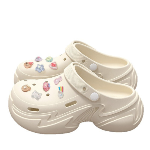 水晶兔厚底洞洞鞋女款夏季新款外穿沙灘鞋防滑防臭包頭涼拖鞋女士 水晶兔厚底洞洞鞋女款夏季新款外穿沙灘鞋防滑防臭包頭涼拖鞋女士