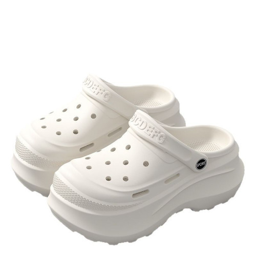 8.0CM洞洞鞋厚底增高女款夏2025新款外穿超火絕美可愛包頭涼拖鞋 8.0CM洞洞鞋厚底增高女款夏2025新款外穿超火絕美可愛包頭涼拖鞋