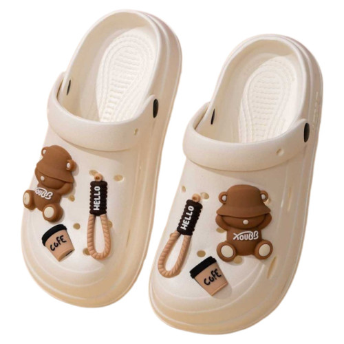 2025新款洞洞鞋女士夏季外穿厚底踩屎感防滑包頭海邊沙灘涼拖鞋女 2025新款洞洞鞋女士夏季外穿厚底踩屎感防滑包頭海邊沙灘涼拖鞋女