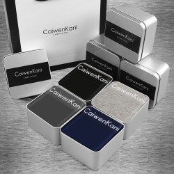 男士內褲平角褲透氣純棉莫代爾四角潮石墨烯薄款男生短褲褲衩禮盒