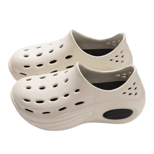 厚底踩屎感洞洞鞋男士夏季外穿防滑透氣eva防臭包頭沙灘涼拖鞋女 厚底踩屎感洞洞鞋男士夏季外穿防滑透氣eva防臭包頭沙灘涼拖鞋女