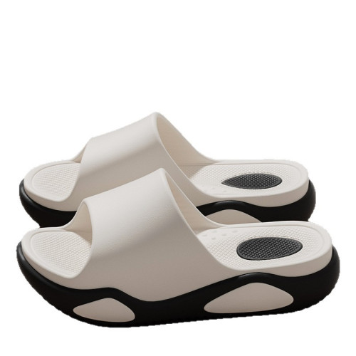 運動拖鞋男夏季外穿潮流厚底耐磨家用洗澡防滑防臭踩屎感男士涼拖