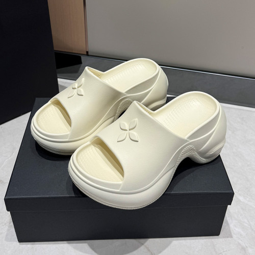 十字花厚底eva拖鞋女士夏季外穿2025防臭增高鞋休閒百搭時尚7cm女