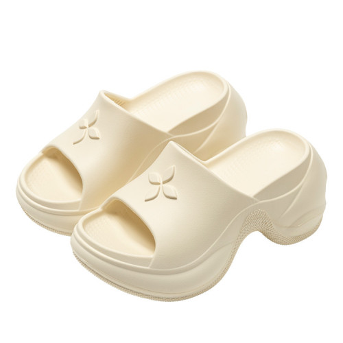 十字花厚底eva拖鞋女士夏季外穿2025防臭增高鞋休閒百搭時尚7cm女