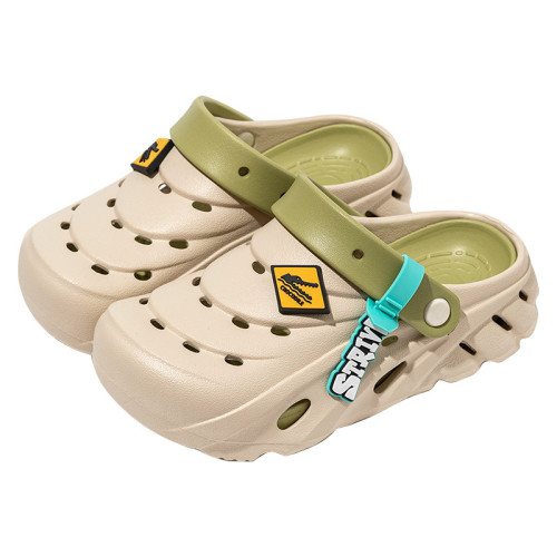 洞洞鞋男款2025新款夏季潮流外穿防滑軟底涼鞋一體兩用包頭拖鞋男 洞洞鞋男款2025新款夏季潮流外穿防滑軟底涼鞋一體兩用包頭拖鞋男