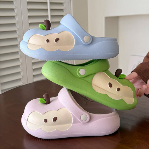 原創多巴胺蘋果洞洞鞋情侶夏季ins居家可愛厚底宿舍涼拖外穿 原創多巴胺蘋果洞洞鞋情侶夏季ins居家可愛厚底宿舍涼拖外穿