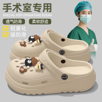 德國手術室拖鞋女夏季外穿2025新款防滑足弓支撐醫護士專用洞洞鞋