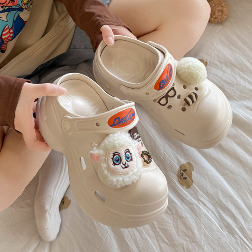 瘋狂動物城洞洞鞋女可愛卡通DIY個性配飾明星同款聯名洞洞鞋外穿 瘋狂動物城洞洞鞋女可愛卡通DIY個性配飾明星同款聯名洞洞鞋外穿