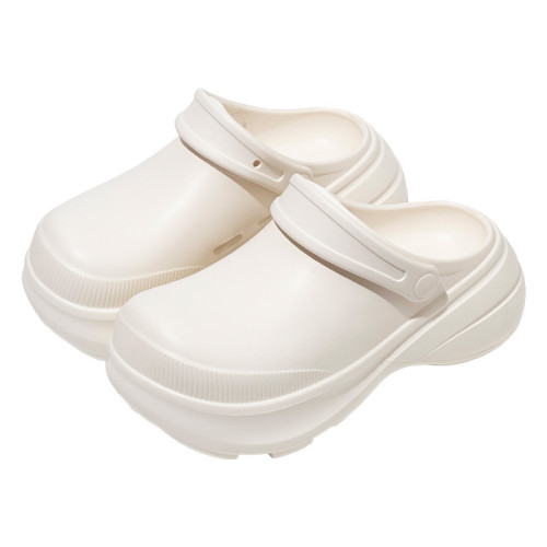 6.0超高跟厚底包頭拖鞋女士夏外穿防滑增高新款高級感沙灘洞洞鞋 6.0超高跟厚底包頭拖鞋女士夏外穿防滑增高新款高級感沙灘洞洞鞋