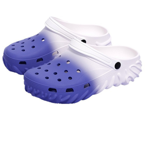 漸變色包頭涼拖鞋男士夏季外穿防滑防臭厚底防針刺手術室洞洞鞋男 漸變色包頭涼拖鞋男士夏季外穿防滑防臭厚底防針刺手術室洞洞鞋男