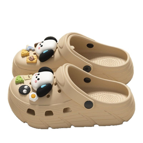 兒童洞洞鞋男童2025新款夏季外穿防滑防臭踩屎感親子涼拖鞋女童