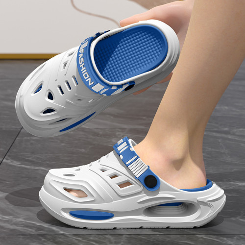 洞洞鞋男士夏季外穿2025新款潮流厚底耐磨防滑不臭腳兩穿男生涼拖 洞洞鞋男士夏季外穿2025新款潮流厚底耐磨防滑不臭腳兩穿男生涼拖