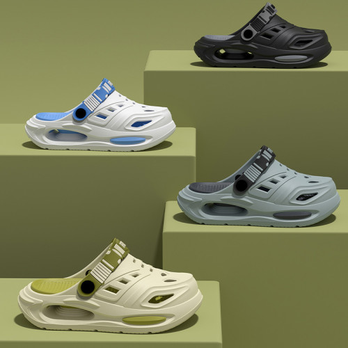 洞洞鞋男士夏季外穿2025新款潮流厚底耐磨防滑不臭腳兩穿男生涼拖 洞洞鞋男士夏季外穿2025新款潮流厚底耐磨防滑不臭腳兩穿男生涼拖