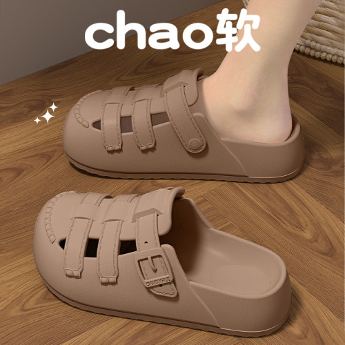 醫用勃肯鞋女士夏季外穿2025新款厚底防滑不臭腳洞洞鞋手術室拖鞋