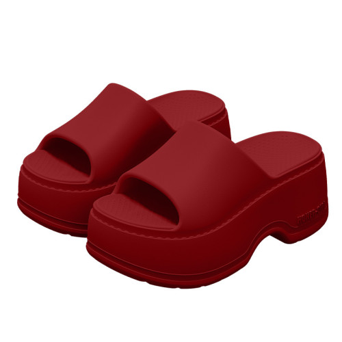 9.0cm厚底增高拖鞋女士夏季外穿2025新款高跟防滑踩屎感eva涼拖鞋