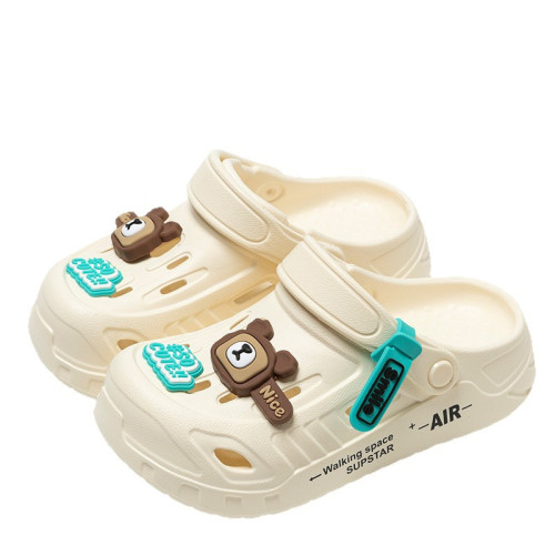 夏季新款DIY潮流飾品情侶洞洞鞋親子休閒厚底增高沙灘包頭半拖鞋 夏季新款DIY潮流飾品情侶洞洞鞋親子休閒厚底增高沙灘包頭半拖鞋