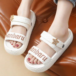 2025厚底拖鞋女外穿夏季新款時尚百搭一字拖韓版沙灘鞋涼拖鞋兩穿