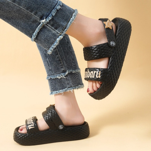 2025厚底拖鞋女外穿夏季新款時尚百搭一字拖韓版沙灘鞋涼拖鞋兩穿 2025厚底拖鞋女外穿夏季新款時尚百搭一字拖韓版沙灘鞋涼拖鞋兩穿