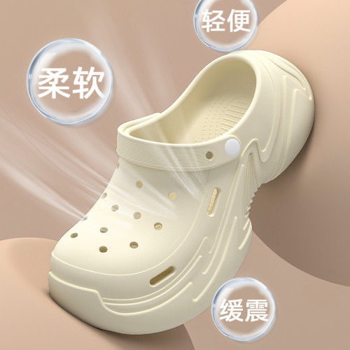ailise洞洞鞋女款夏季戶外穿2025新款厚底增高防滑防臭透氣涼拖鞋 ailise洞洞鞋女款夏季戶外穿2025新款厚底增高防滑防臭透氣涼拖鞋