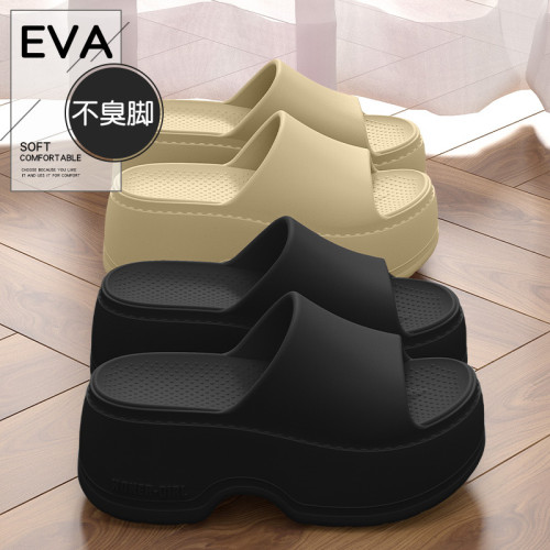 厚底增高拖鞋女夏季外穿2025新款逛街足弓不累腳沙灘防滑涼拖女款 厚底增高拖鞋女夏季外穿2025新款逛街足弓不累腳沙灘防滑涼拖女款