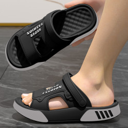 男士涼鞋男款夏季2025新款戶外穿厚底防滑防臭開車兩穿休閒涼拖男