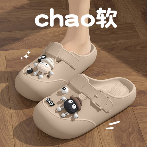 手術室防滑洞洞鞋女夏外穿2025新款醫護室透氣厚底eva包頭半涼拖 手術室防滑洞洞鞋女夏外穿2025新款醫護室透氣厚底eva包頭半涼拖