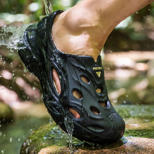 戶外穿涼拖鞋男士包頭夏季2025新款開車運動沙灘防滑eva洞洞鞋女 戶外穿涼拖鞋男士包頭夏季2025新款開車運動沙灘防滑eva洞洞鞋女