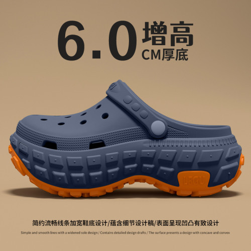 洞洞鞋男士夏季2025新款防臭防滑外穿透氣戶外開車釣魚沙灘涼鞋男 洞洞鞋男士夏季2025新款防臭防滑外穿透氣戶外開車釣魚沙灘涼鞋男