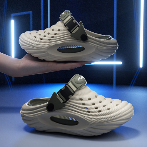 男士洞洞鞋夏季外穿防滑厚底耐磨包頭拖鞋戶外海邊運動沙灘涼鞋女 男士洞洞鞋夏季外穿防滑厚底耐磨包頭拖鞋戶外海邊運動沙灘涼鞋女