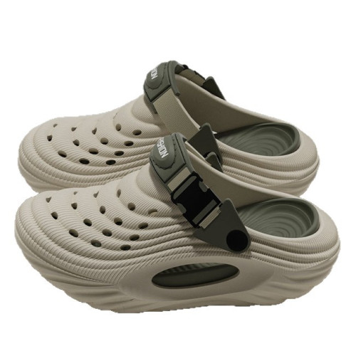 男士洞洞鞋夏季外穿防滑厚底耐磨包頭拖鞋戶外海邊運動沙灘涼鞋女 男士洞洞鞋夏季外穿防滑厚底耐磨包頭拖鞋戶外海邊運動沙灘涼鞋女