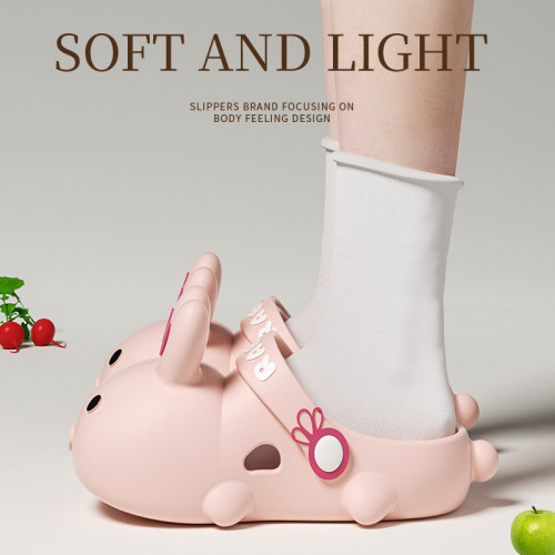 卡通可愛包頭兔子拖鞋女外穿夏超火2025新款學生宿舍防滑洞洞鞋女 卡通可愛包頭兔子拖鞋女外穿夏超火2025新款學生宿舍防滑洞洞鞋女