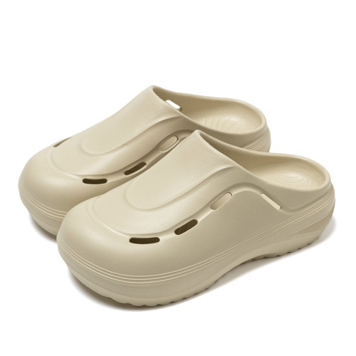 波波涼鞋增高廚師鞋eva女厚底踩屎感洞洞鞋外穿防滑透氣包頭拖鞋 波波涼鞋增高廚師鞋eva女厚底踩屎感洞洞鞋外穿防滑透氣包頭拖鞋