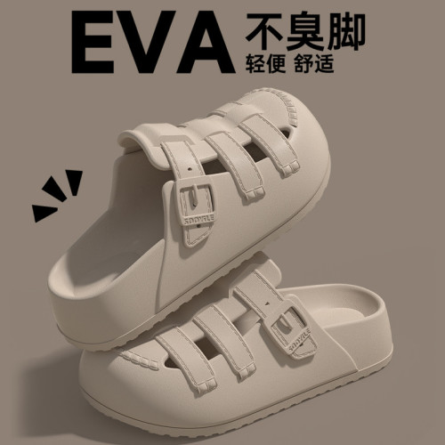 勃肯鞋洞洞鞋女款2025新款夏季外穿辦公室替換踩屎感海邊包頭涼拖