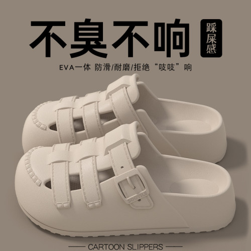 勃肯鞋洞洞鞋女款2025新款夏季外穿辦公室替換踩屎感海邊包頭涼拖