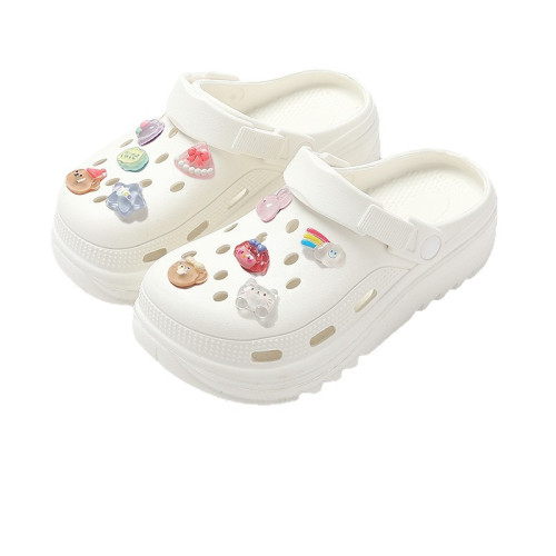 洞洞鞋女款夏季2025新款爆款厚底防滑防臭沙灘海邊時尚eva涼拖鞋