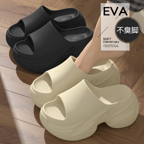 踩屎感厚底拖鞋女夏季外穿2025新款小個子增高時尚坡跟高跟涼拖鞋 踩屎感厚底拖鞋女夏季外穿2025新款小個子增高時尚坡跟高跟涼拖鞋