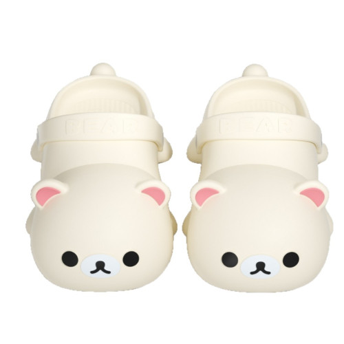 輕松熊洞洞鞋女夏季外穿2025新款厚底懶人ins超火包頭半拖鞋女孩 輕松熊洞洞鞋女夏季外穿2025新款厚底懶人ins超火包頭半拖鞋女孩