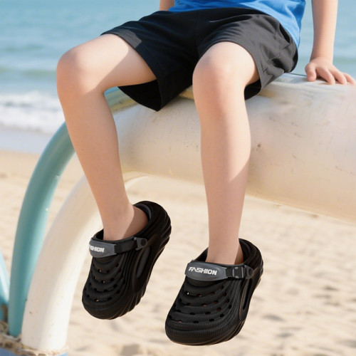 兒童洞洞鞋男童女童2025夏季新款外穿防撞包頭中大童親子涼拖鞋 兒童洞洞鞋男童女童2025夏季新款外穿防撞包頭中大童親子涼拖鞋