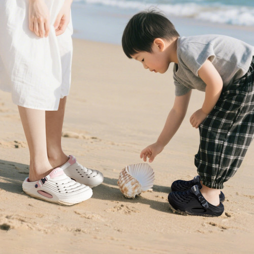 兒童洞洞鞋男童女童2025夏季新款外穿防撞包頭中大童親子涼拖鞋 兒童洞洞鞋男童女童2025夏季新款外穿防撞包頭中大童親子涼拖鞋