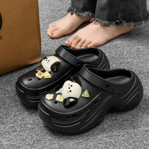 厚底洞洞鞋女夏季外穿2055新款增高透氣防滑eva小個子沙灘涼拖鞋 厚底洞洞鞋女夏季外穿2055新款增高透氣防滑eva小個子沙灘涼拖鞋