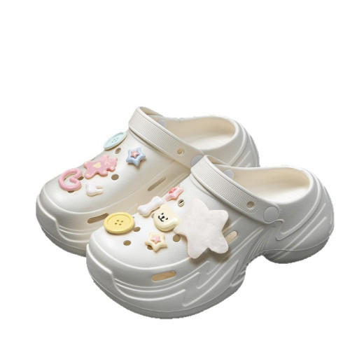 厚底洞洞鞋女夏季外穿2055新款增高透氣防滑eva小個子沙灘涼拖鞋 厚底洞洞鞋女夏季外穿2055新款增高透氣防滑eva小個子沙灘涼拖鞋